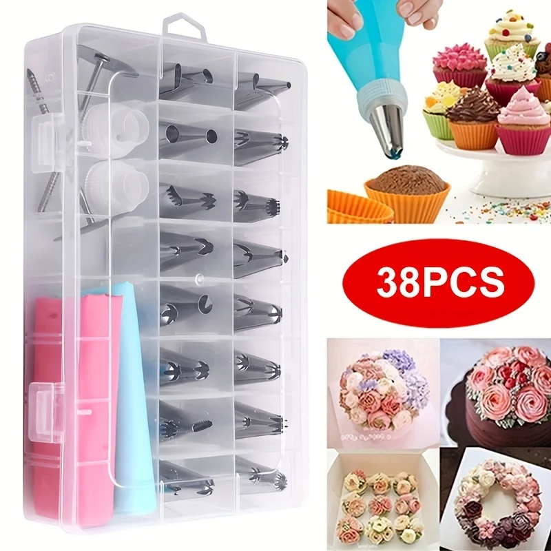 Cookies Pack - Cake Decorating Tools Set with Piping