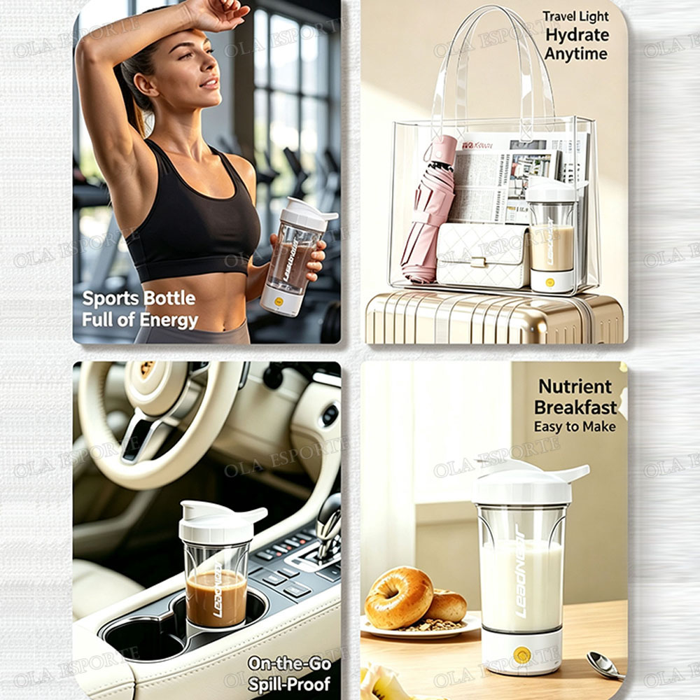 400-700ml Electric Shaker Cup  - Protein Bar review and price
