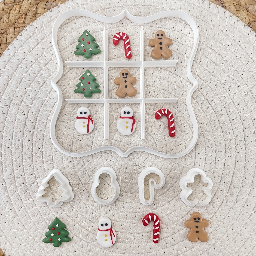 6Pcs Christmas Tic Tac Toe Coo - Cookies Pack review and price