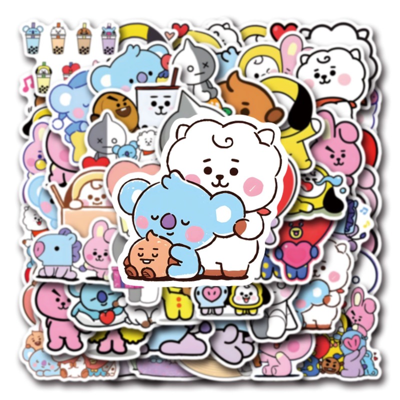 100/200PCS BT21 Chimmy Cooky K - Cookies Pack review and price