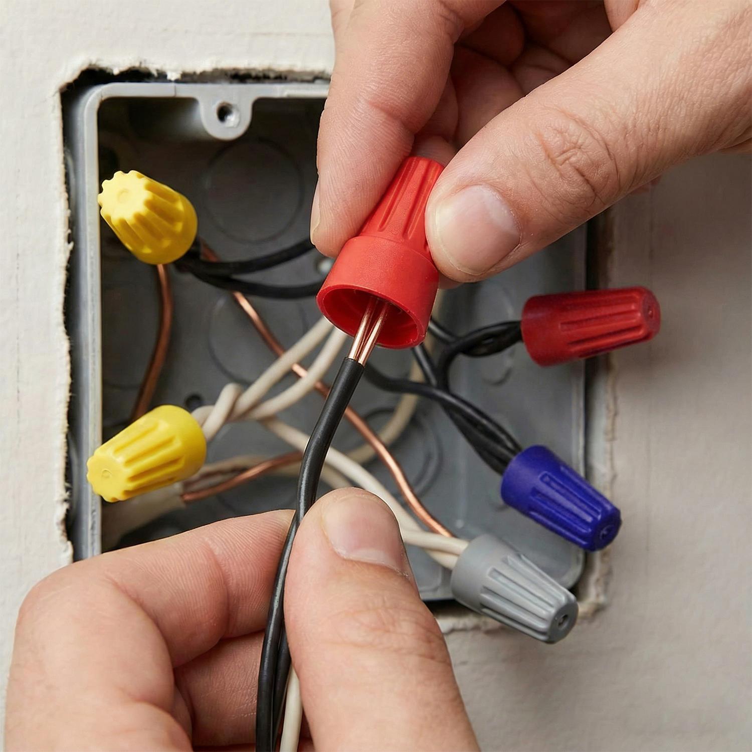 50pcs Colorful Wire Connector  - Nuts Mix review and price