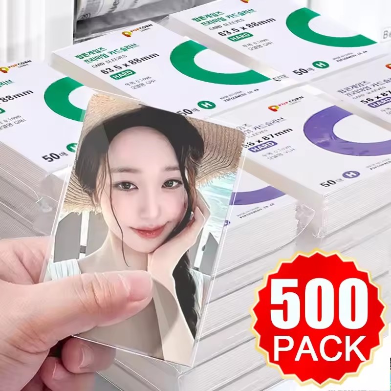 500Pcs Korea Card Sleeves HD T - Popcorn review and price